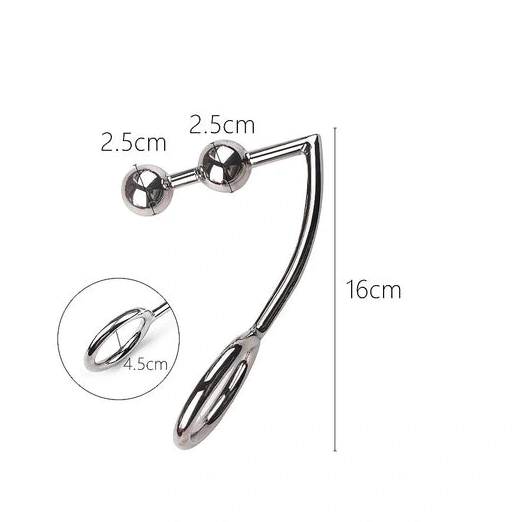 Anal Hooks 4354 Anal Two Suspension Ball PerfectFit Hook Sexual 0801